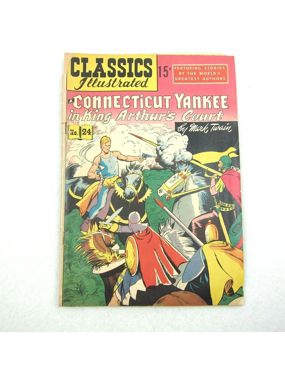 Vintage Classics Illustrated Comic #24 Connecticut Yankee in King Arthur's Court